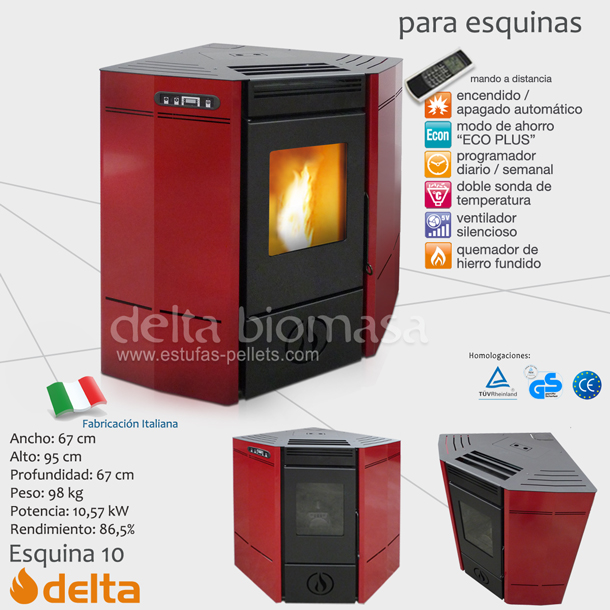 ESTUFA DE PELLET ELITE 10 kw