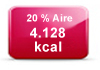 20% potencia por ventilación (aire) Potencia-Estufa-Pellets-caldera-20-4128kcal